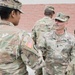 U.S. Army Reserves Command Sergeant Major Carlos O. Lopes, of the 143d Sustainment Command-Expeditionary, spoke to soldiers of the 518th Sustainment Brigade