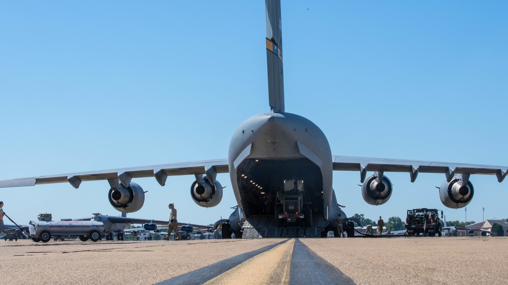 C-17 Globemaster III supports Bomber Task Force deployment