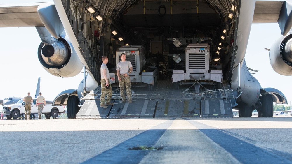 C-17 Globemaster III supports Bomber Task Force deployment