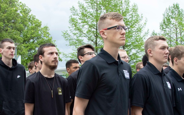 Enlistment Ceremony at Indianapolis Motor Speedway