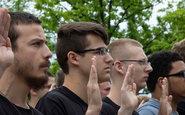 Enlistment Ceremony at Indianapolis Motor Speedway