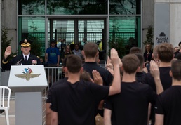 Enlistment Ceremony at Indianapolis Motor Speedway