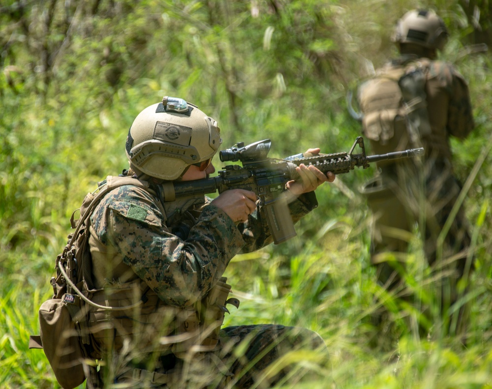 live-fire training raid at Marine Corps Base Hawaii