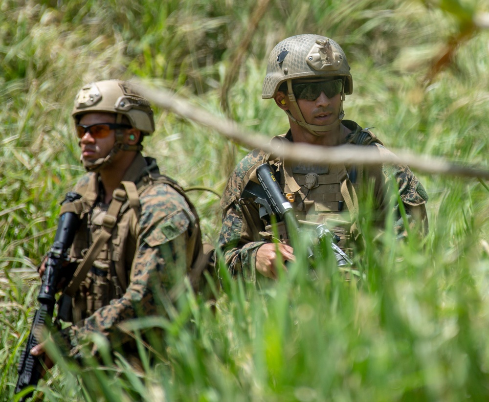 live-fire training raid at Marine Corps Base Hawaii