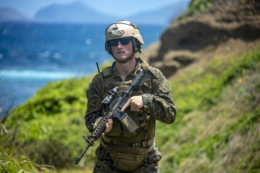 live-fire training raid at Marine Corps Base Hawaii