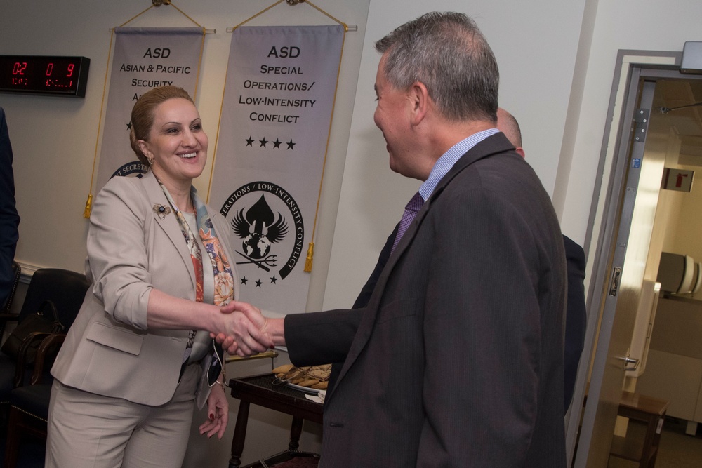 Under Secretary of Defense Hosts Georgian Minister of Defense