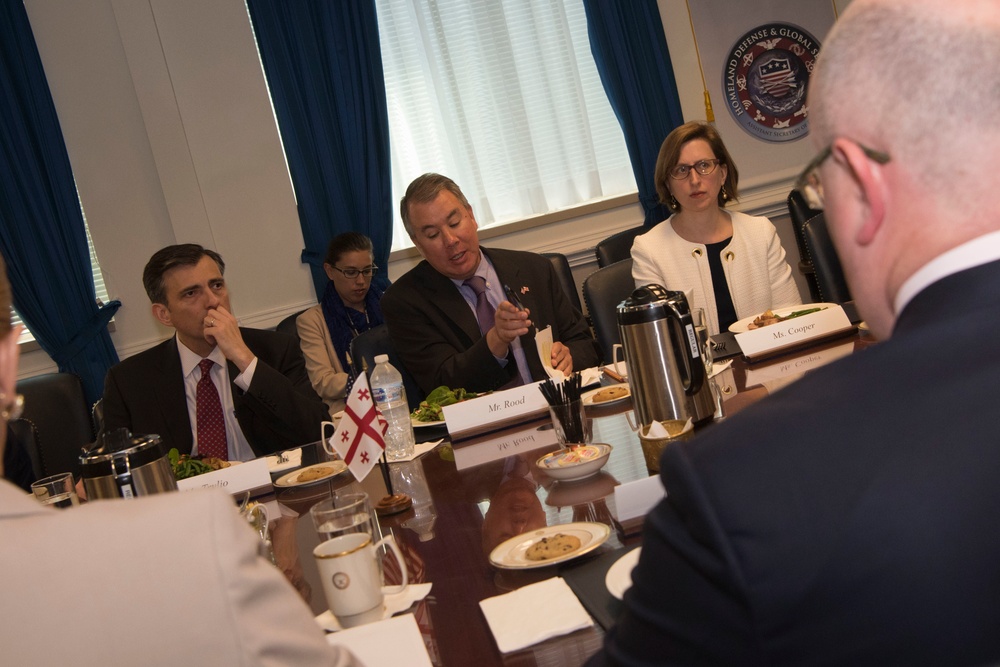 Under Secretary of Defense Hosts Georgian Minister of Defense