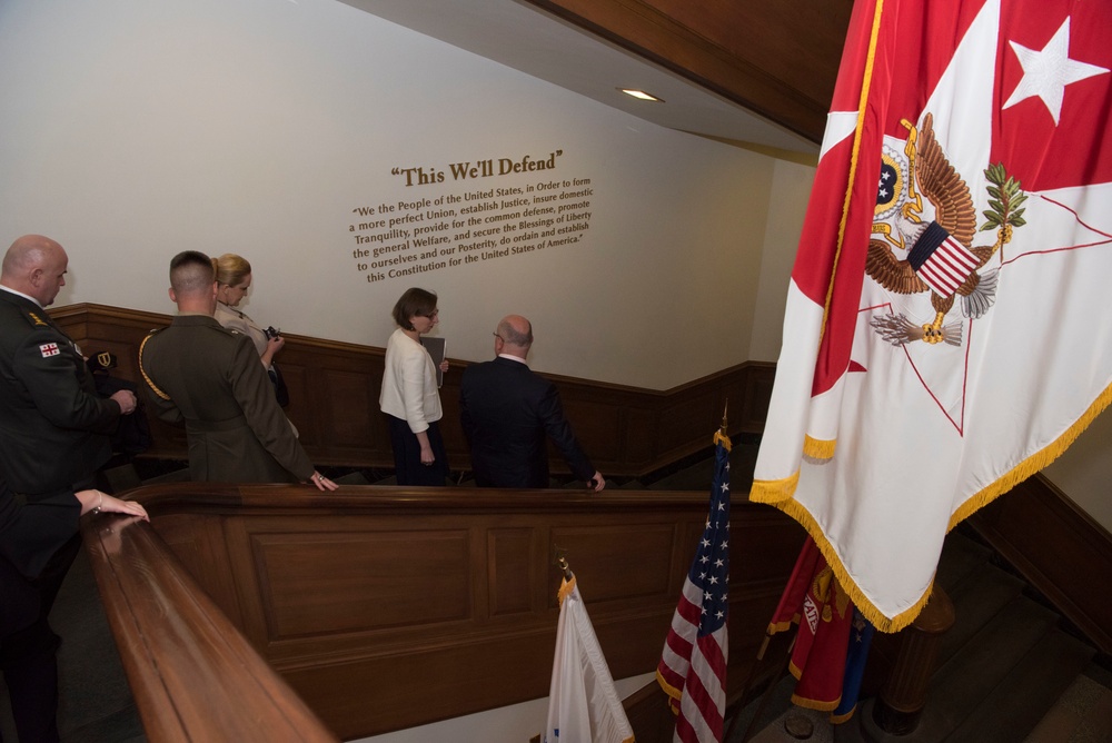 Under Secretary of Defense Hosts Georgian Minister of Defense