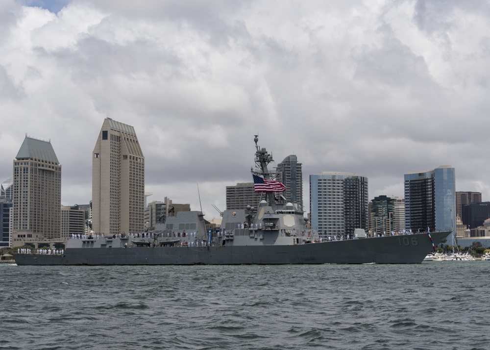 USS Stockdale returns to San Diego