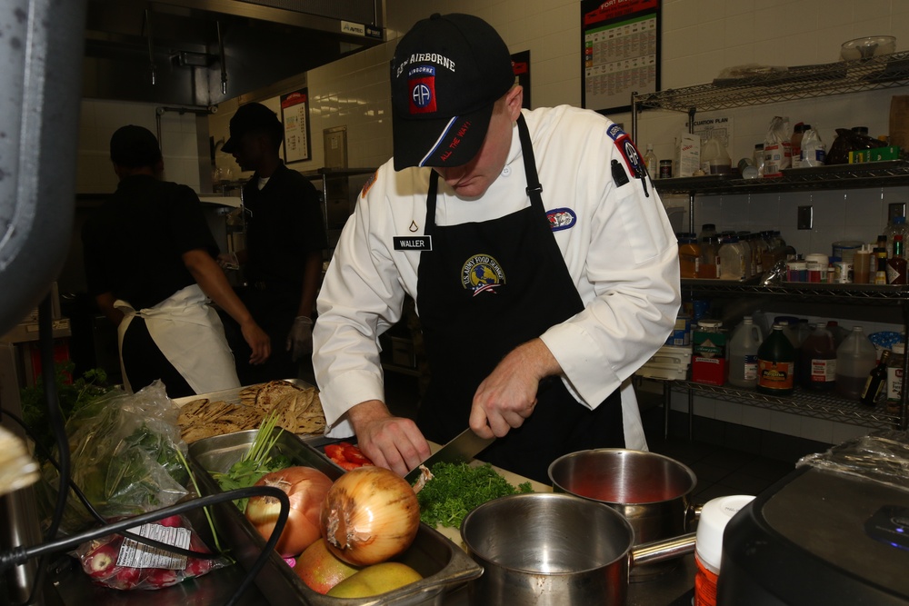 82nd Airborne Division hosts 3rd annual Chef Competition