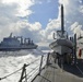 USS William P. Lawrence Sails with French Navy