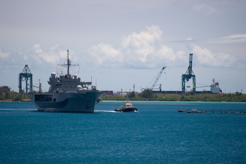 USS Blue Ridge Visits Guam