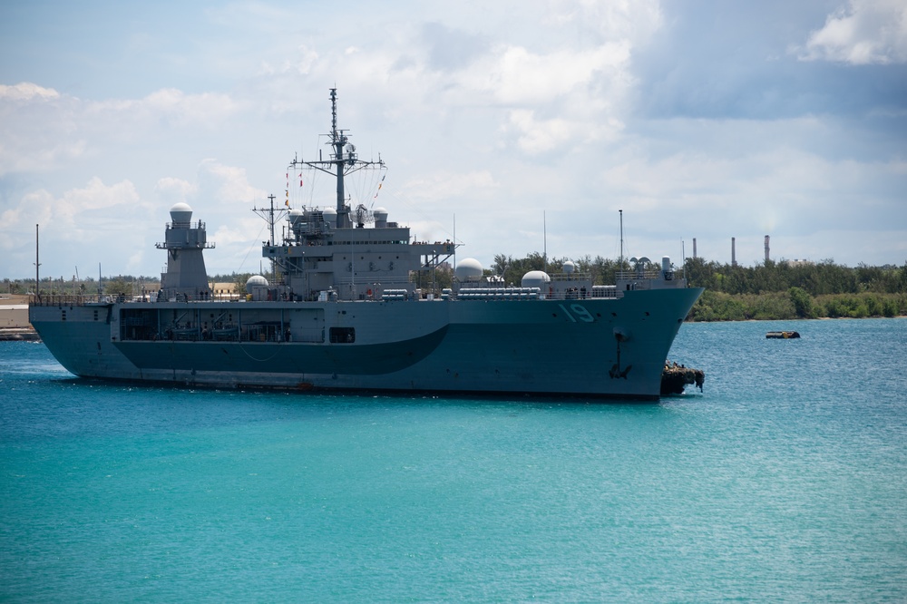 USS Blue Ridge Visits Guam