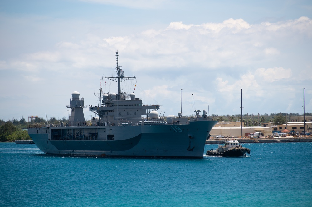 USS Blue Ridge Visits Guam