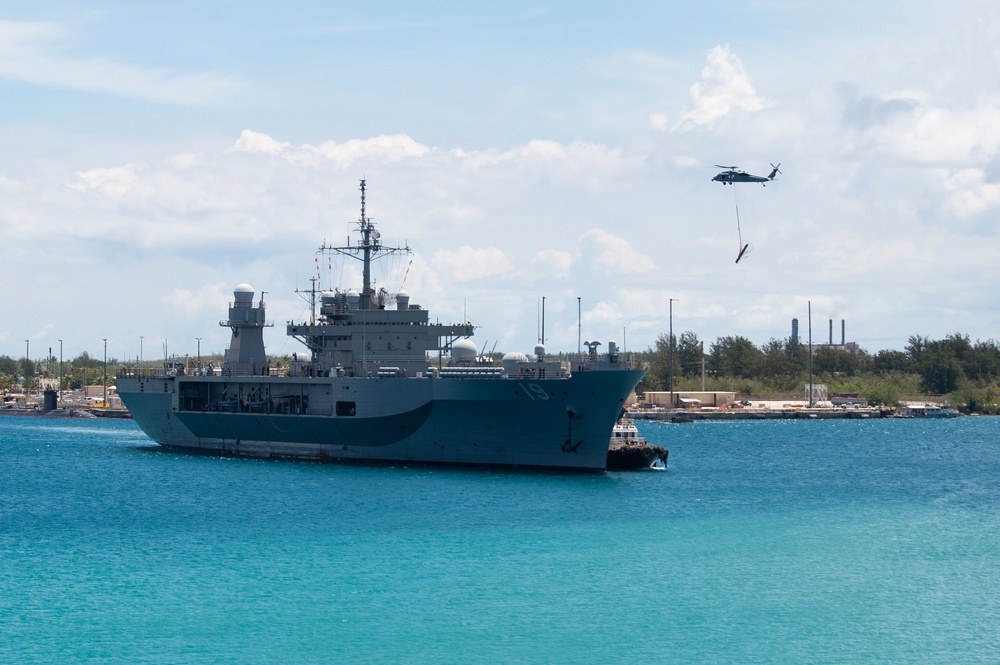 USS Blue Ridge Visits Guam