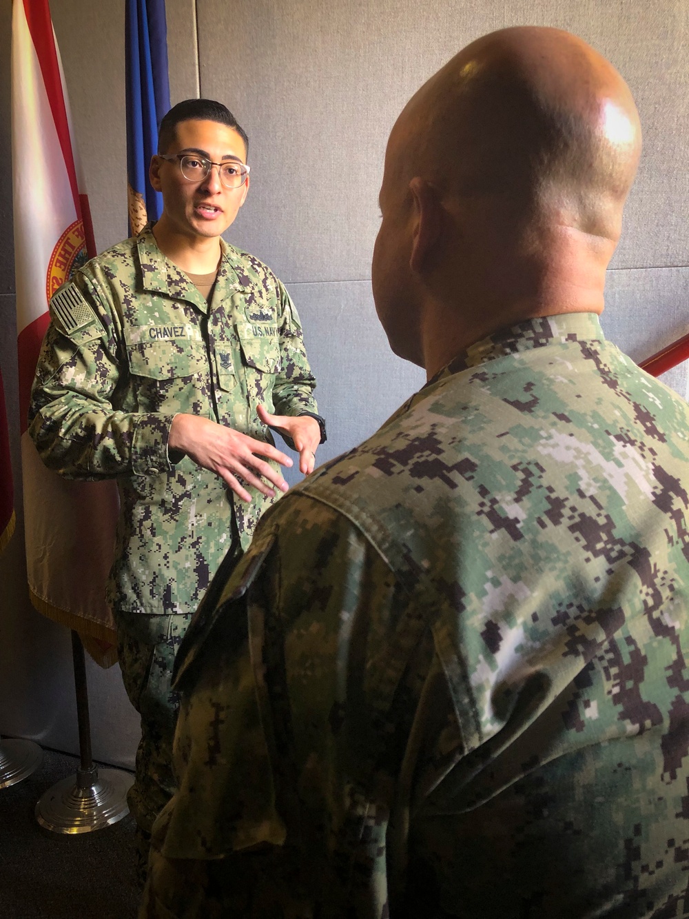 MCPON Visits Surface Warfare Medical Institute Sailors