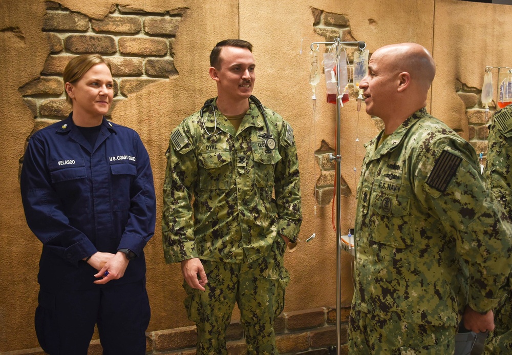MCPON Visits Surface Warfare Medical Institute Sailors