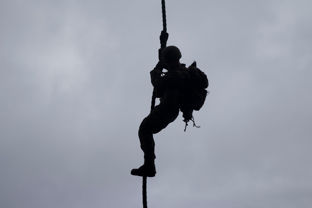 Lima Company Fast Rope Training