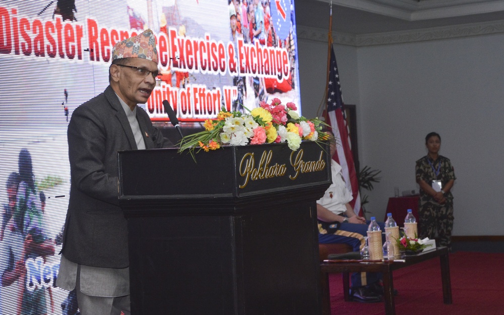 Nepali Minister of International Affairs, Law, Gandhi Providence Commences 2019 DREE-Nepal
