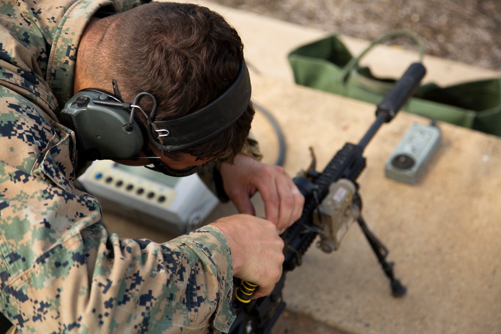 U.S. Marines conduct squad attack drills