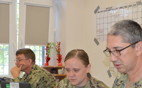 Army and Navy work together for command and control of exercise Resolute Castle