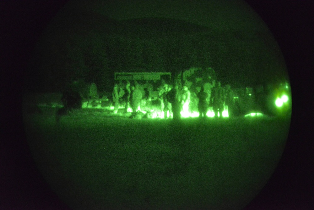 Immediate Response: night combat operation