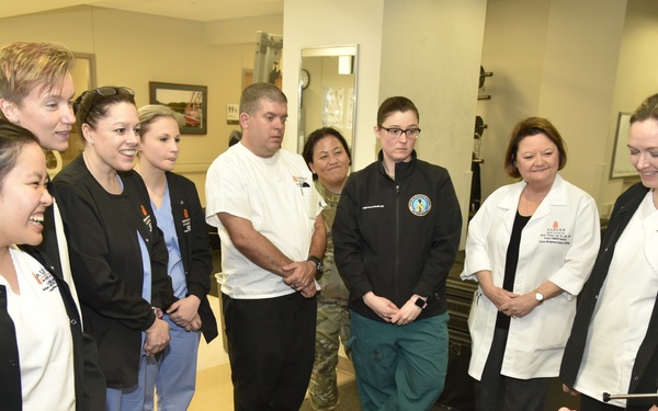 Nursing students from AUM visit Walter Reed National Military Medical Center