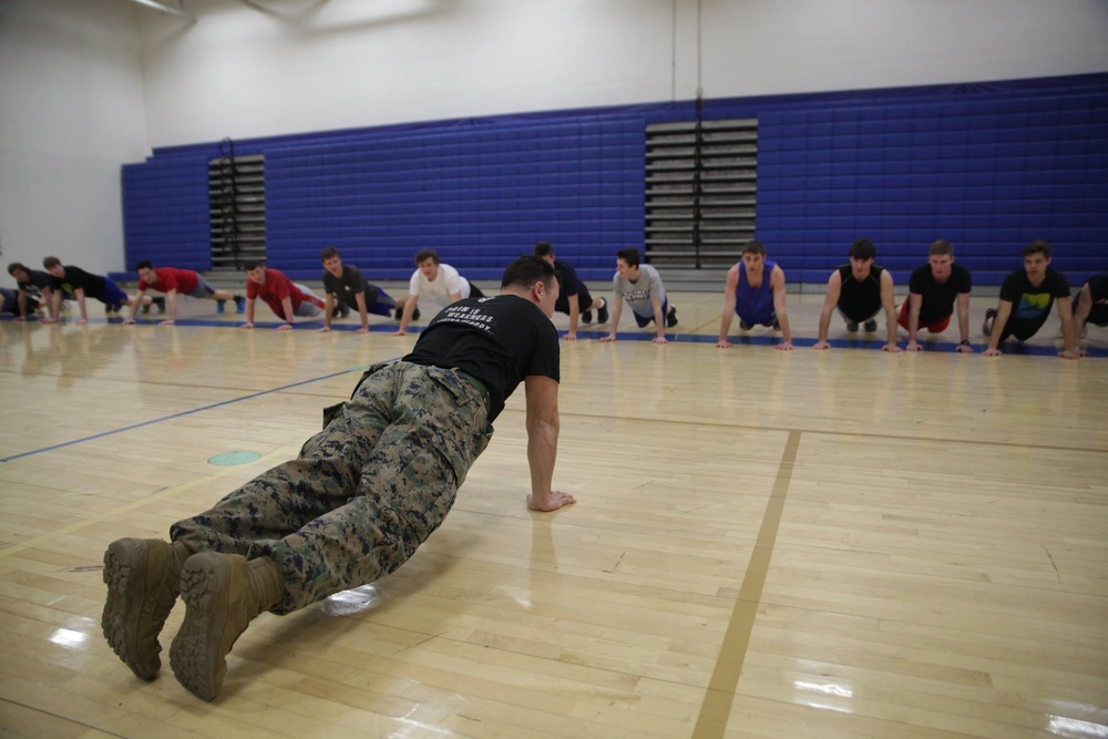 Milton High School athletes learn leadership principles during seminar