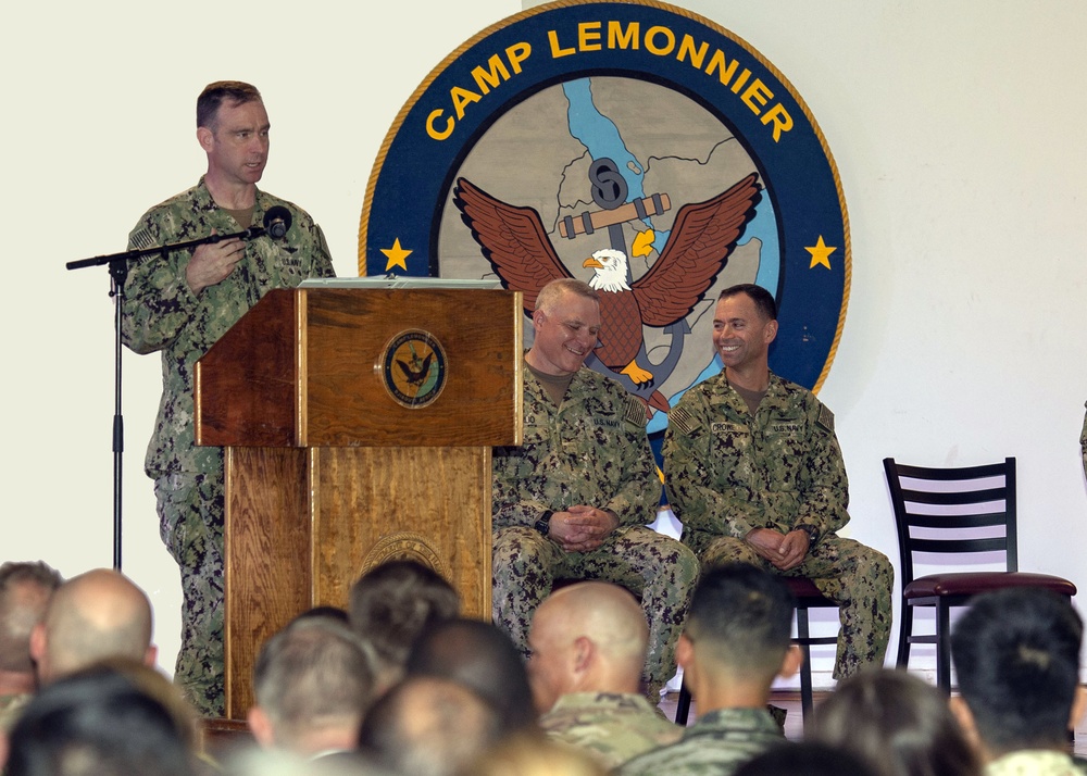 Camp Lemonnier, Djibouti, changes command