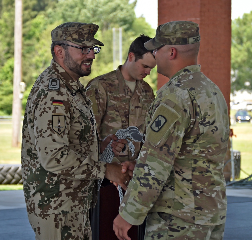 New Recipient of the German Armed Forces Badge for weapons proficiency