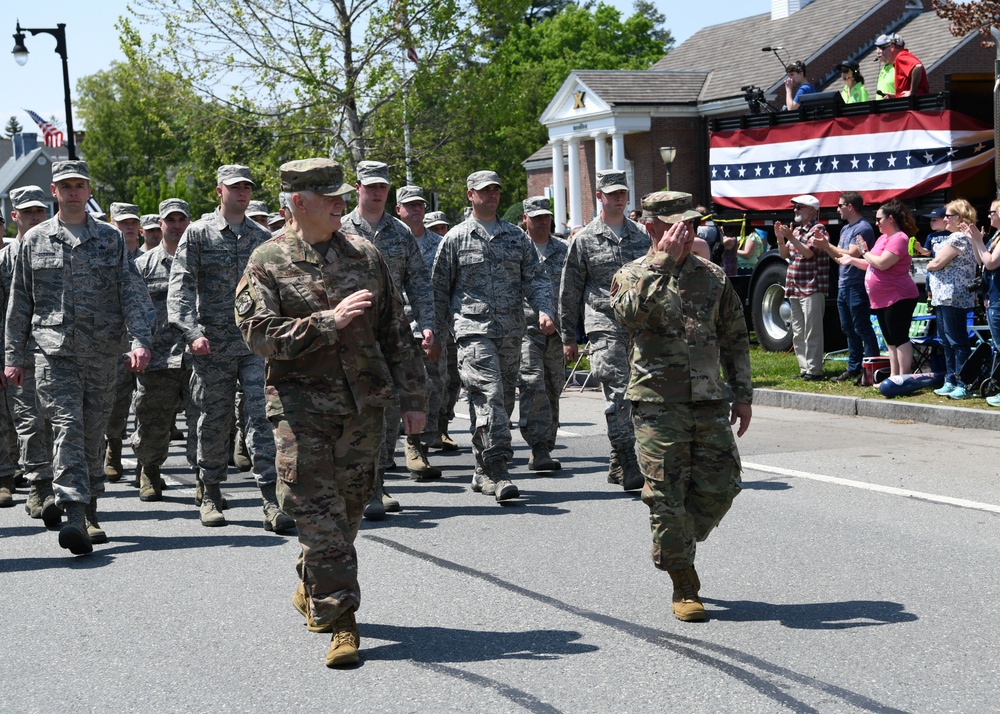 104th Fighter Wing participates in Westfield 350th Anniversary Parade