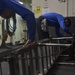 Nimitz Sailors Work on Ladder