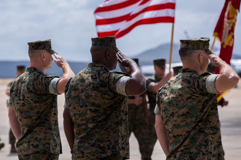 VMFA-314 Relief and Appointment Ceremony