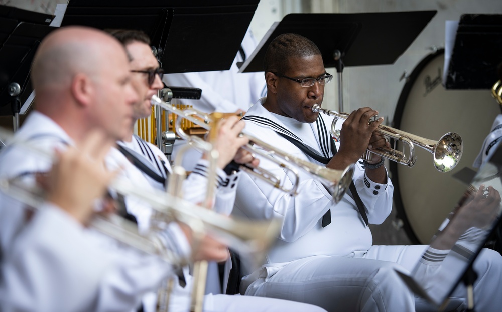 Navy Band Northeast Plays Concert in Central Park