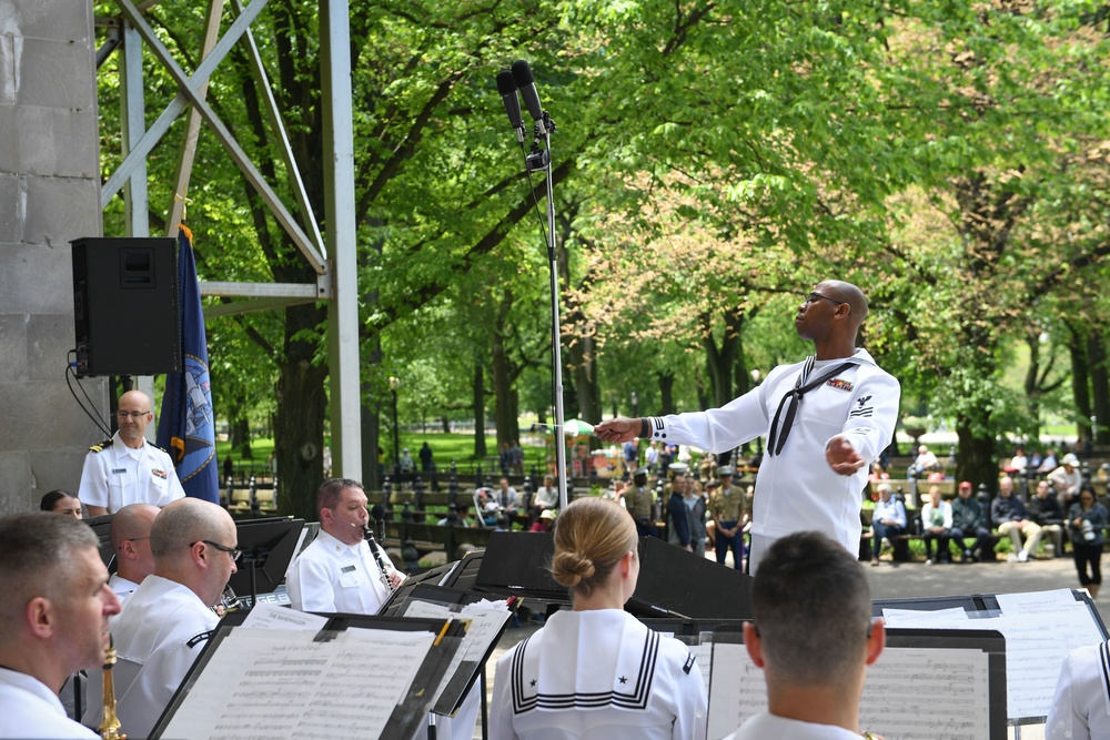 Navy Band Northeast Plays Concert in Central Park