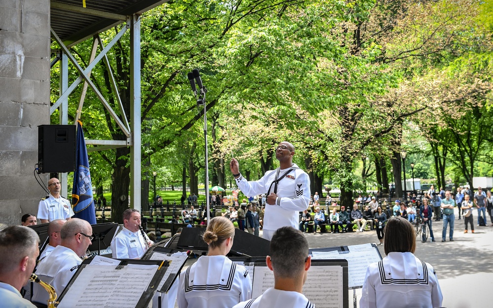 Navy Band Northeast Plays Concert in Central Park