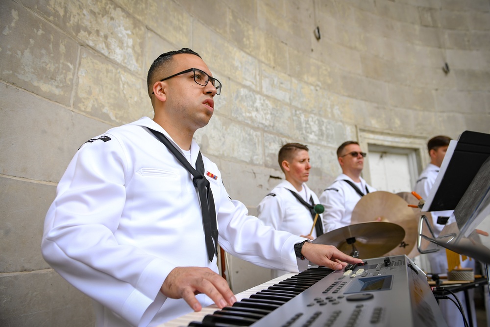 Navy Band Northeast Plays Concert in Central Park