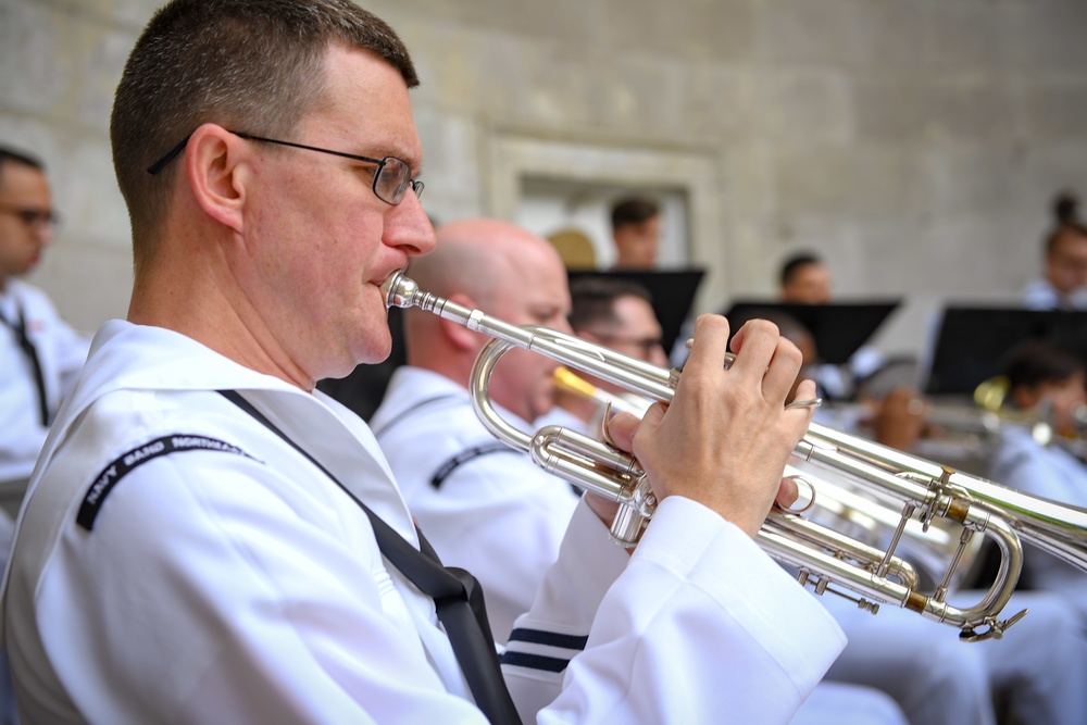 Navy Band Northeast Plays Concert in Central Park