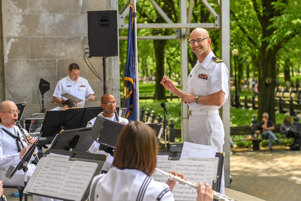 Navy Band Northeast Plays Concert in Central Park