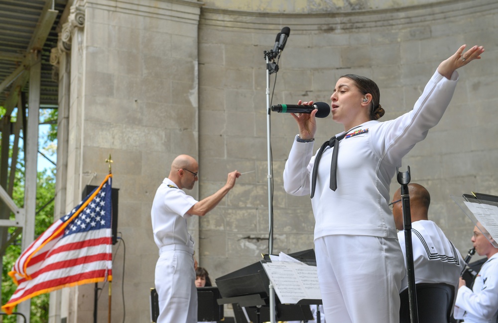 Navy Band Northeast Plays Concert in Central Park