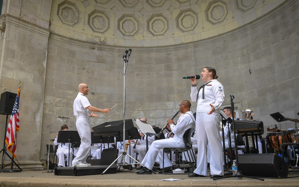 Navy Band Northeast Plays Concert in Central Park