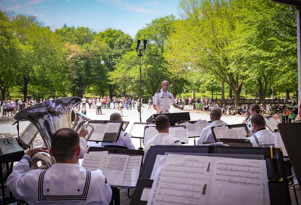 Navy Band Northeast Plays Concert in Central Park