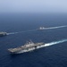 Abraham Lincoln Carrier Strike Group (CSG) 12 and Kearsarge Amphibious Ready Group (ARG) conduct combined operations.