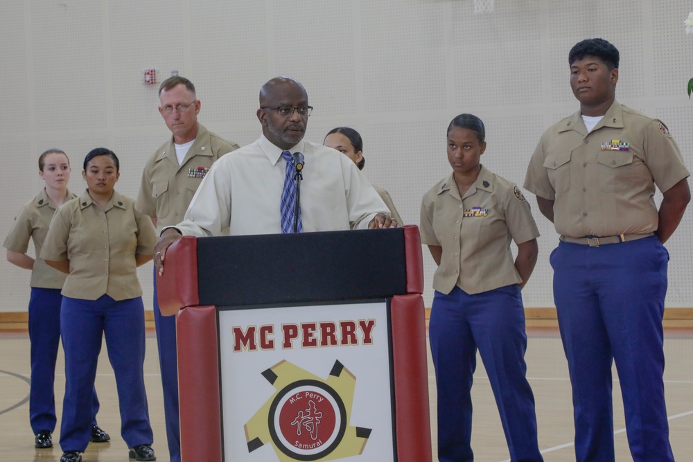 M.C. Perry High School JROTC hosts Memorial Day ceremony