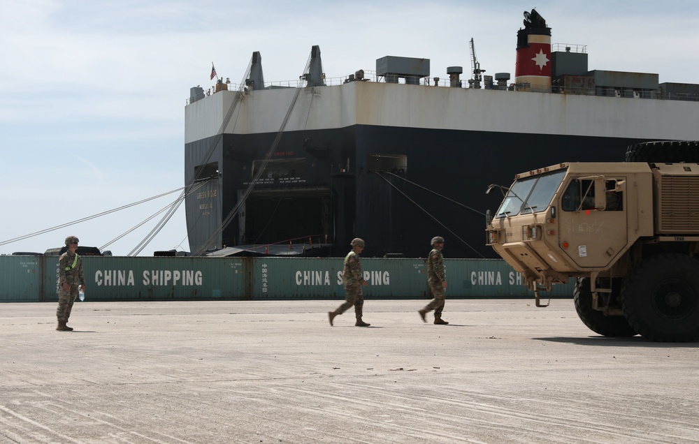 Equipment for U.S. Army Europe summer exercises arrives in theater