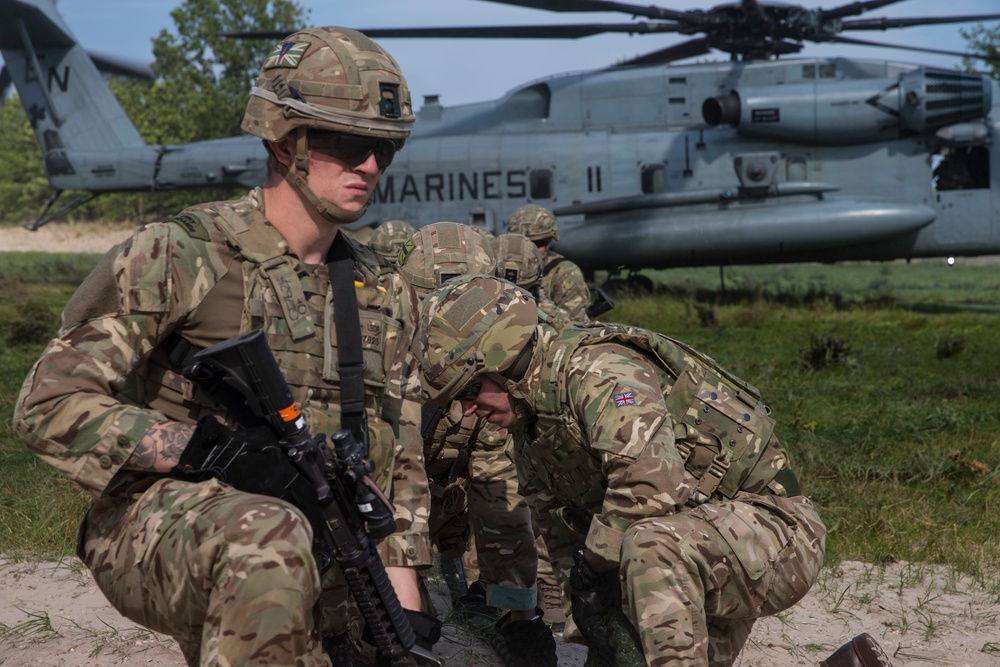 2nd ANGLICO conducts fast rope training during Burmese Chase with NATO allies