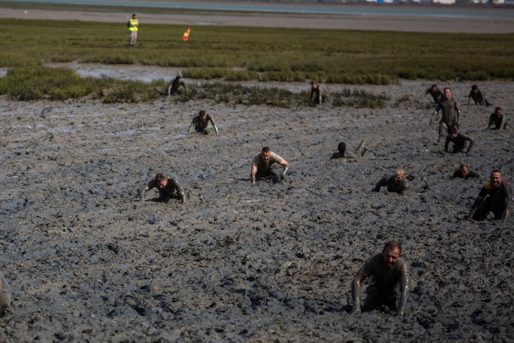 SPMAGTF-CR-AF 19.2 competes with Spanish service members in annual Fan Pin mud run