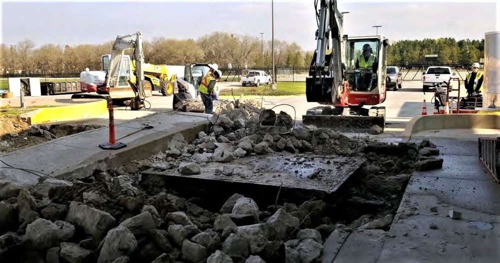 Construction updates to Fort McCoy’s Main Gate well underway