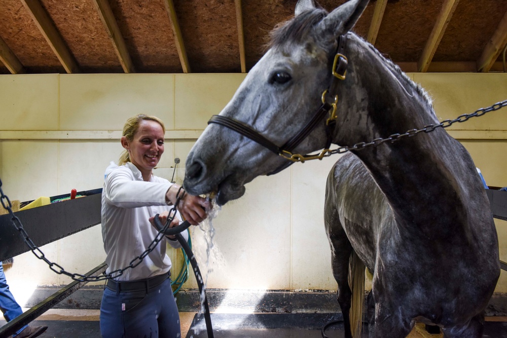 From cockpit to saddle, Columbus AFB Airman excels in both