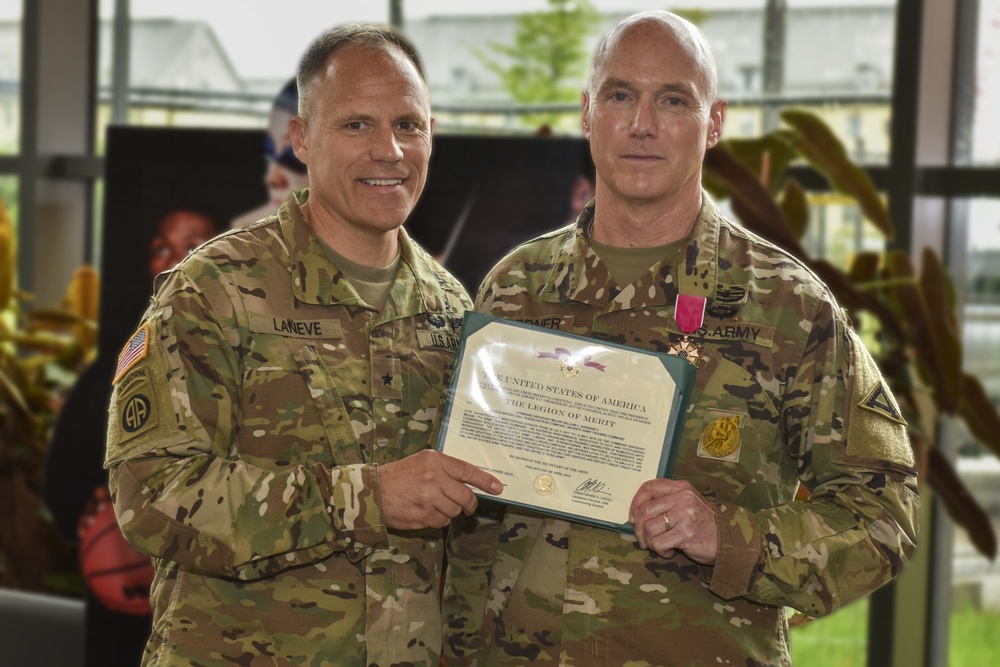 CSM Gardner awarded the Legion of Merit
